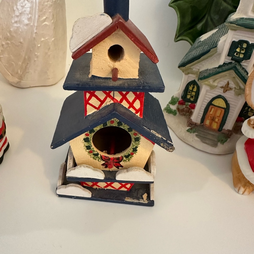 Vintage House of Lloyd Christmas Birdhouse ornament– 1997